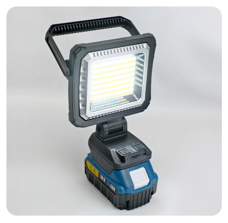 Cross-border New LED Handheld Lamp, USB Rechargeable, Outdoor Long-lasting, High Power, Camping, Repair, Spotlight Work Lamp.