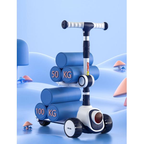 Scooter for Kids Ages 3-12 Foldable Height 4 Adjustable Collapsible Kick Scooter Max Load 200 LBS