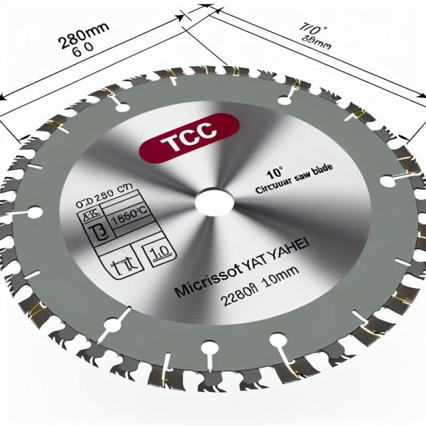 TCT Circular Saw Blade 280mm-1825mm 10 Degree Hook Angle