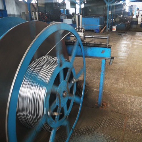 Round Coil Single Wall Steel Tube with 0.45-1.5mm Thickness for Refrigerator Application and 72h Salt Spray Test