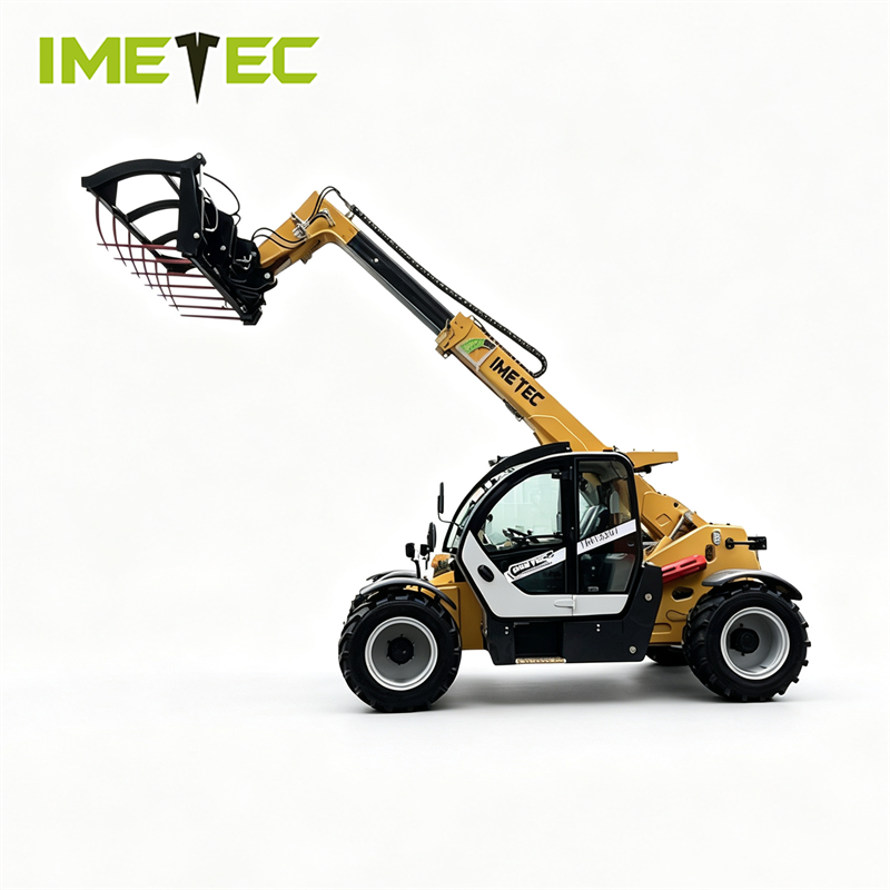 7400KG Rotating Telescopic Handler Forklift For Farm Quick Attachment Replacement