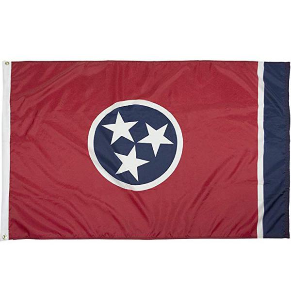 Drapeau de l'État du Tennessee Drapeau extérieur lourd Dupont Nylon drapeaux américains