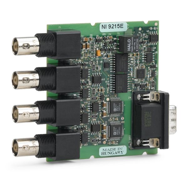 Customizable National Instruments SbRIO-9215 4-Channel Voltage Input Module with 250 Vrms Isolation and Simultaneous Sampling
