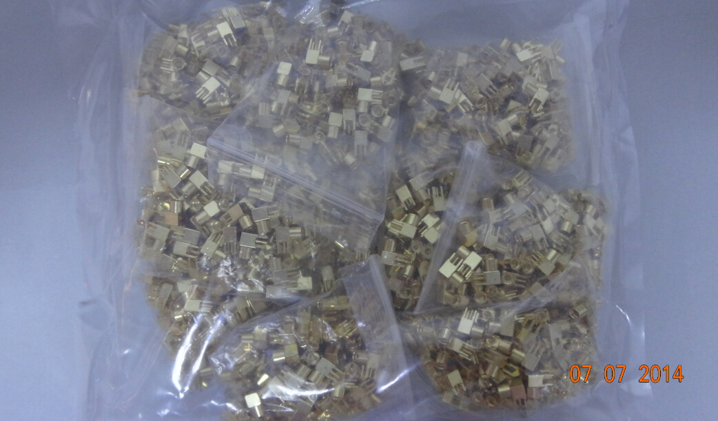 MMCX омов мыжского разъема Crimp прямоугольные 50 для коаксиального кабеля RG316