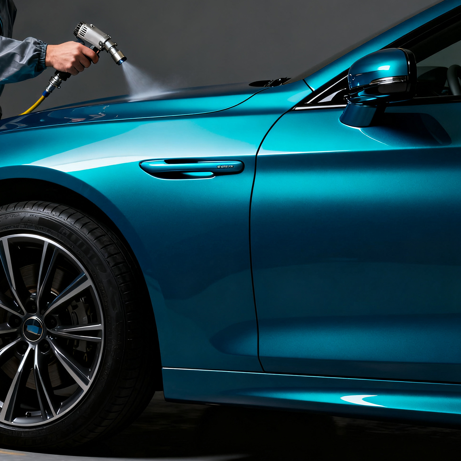 Lake Blue Acrylic Paint Automotive Car Refinish Coating & Car Repair Paint