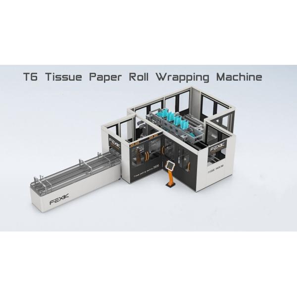 3 Lanes Tissue Paper Manufacturing Unit , 25mic Toilet Paper Production Line