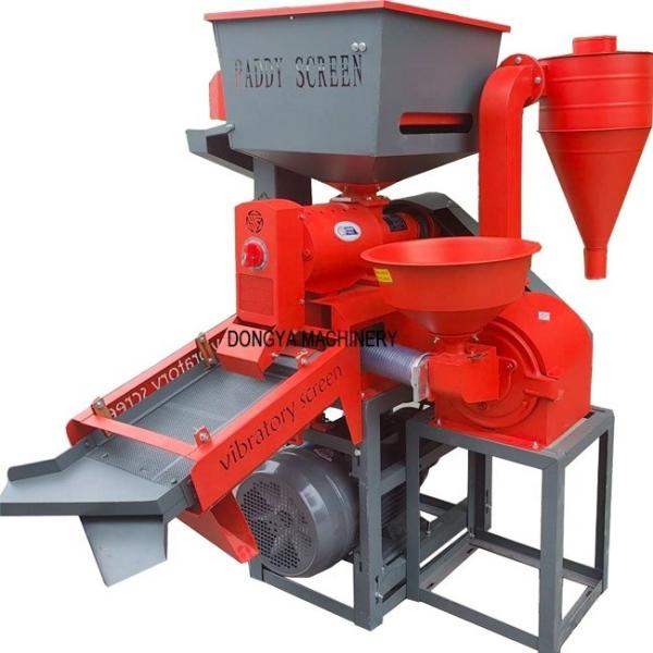 yifeng AGRO 11KW 700-1500KG Combined Rice Mill Machine with Elevator  for Commercial Use