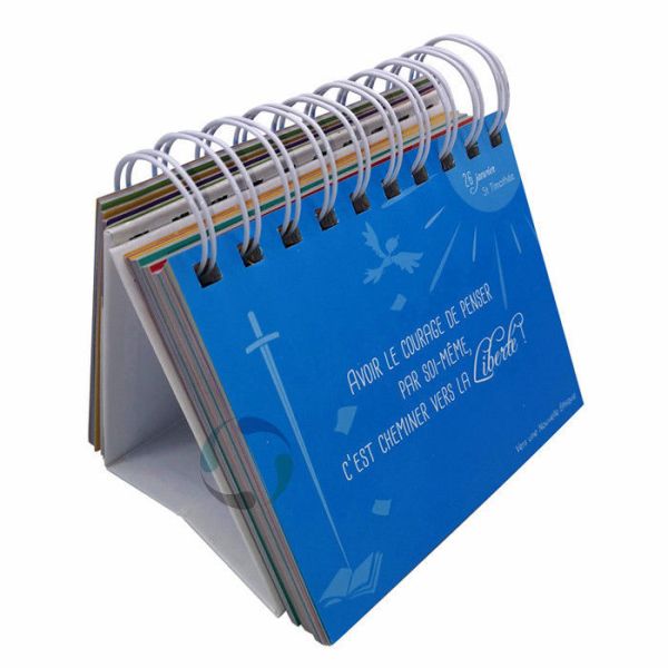 Volume Book Sets Hard Cover Coated Paper Offset Printed Daily Calendar