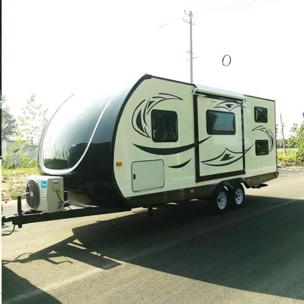 4-8 pessoas de Motorhome que reboca o reboque de campista da fibra de vidro dos tanques de água da caravana 2-4