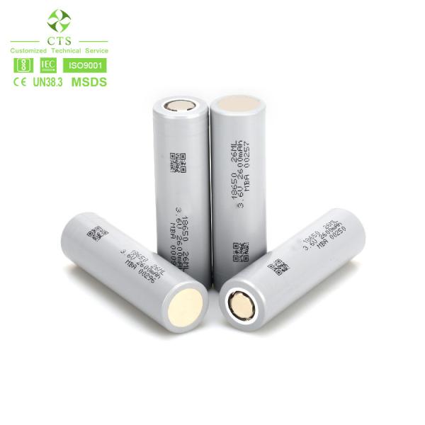 3.7v 18650 2200mah 2500mah 2600mah 3000mah baterias recarregáveis de iões de lítio