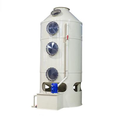 700 kg ODM Environmental Waste Gas Treatment Equipment Horizontal Gas Scrubber Design