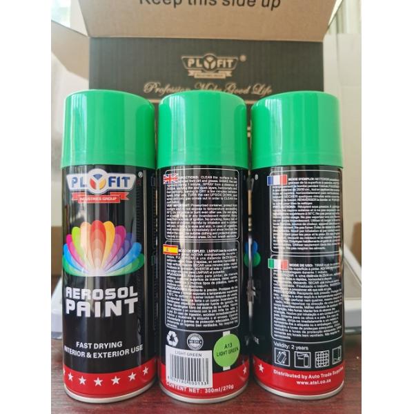 Transparent 10min Dry 400ml Automotive Aerosol Spray Paint