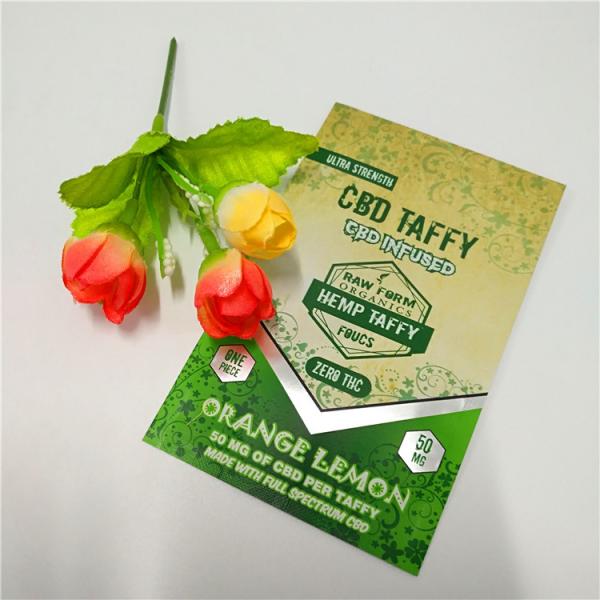 Доказательство Мылар запаха кладет мешки в мешки Паккагинг чилл камедеобразной упаковки пеньки КБД Чильдпрооф для специй