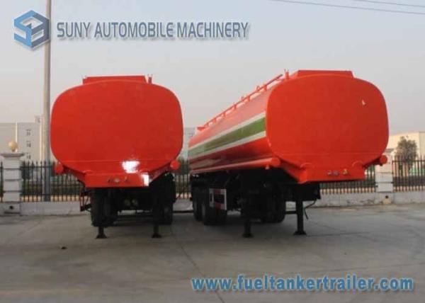 Dilute Hydrochloric Acid  35000 L Chemical Liquid Tank Trailer 3 Axles