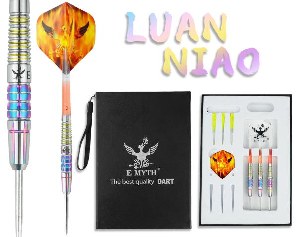 Emyth Darts Steel Tip Darts Barrel 90% Tungsten Darts Set 21g 22g LUAN NIAO