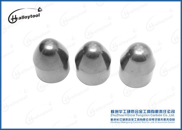 Botões esféricos dos dentes do carboneto de tungstênio para os bocados YG8C da mineração e de furo