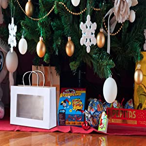 Retail Bag with Rope Handle, Metallizing, Business Bags, Craft Bags, Party Bags, Recyclable Bags