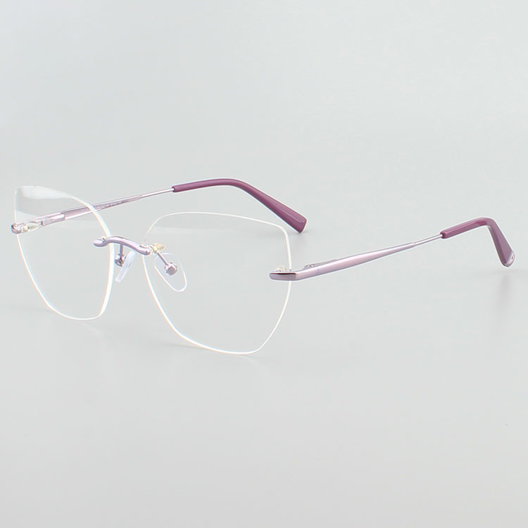 Женщин титана дела рамки Eyeglasses случайных анти- голубых светлых