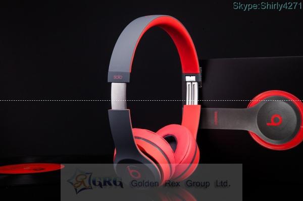 Beats By. Dr. Dre Solo 2 Active Collection RED WIRELESS Headphones Made in China GRGL