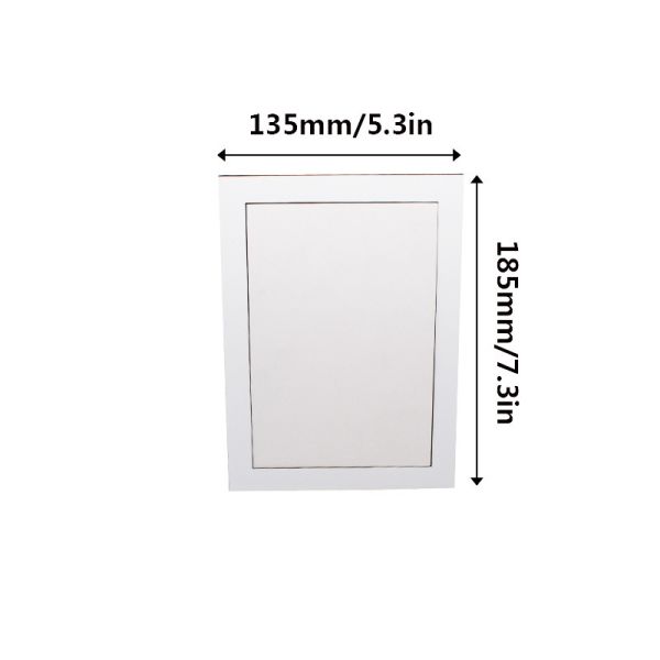 Vintage Blank Sublimation MDF Photo Frame With Printable Matte Cardboard Custom Wood Frames
