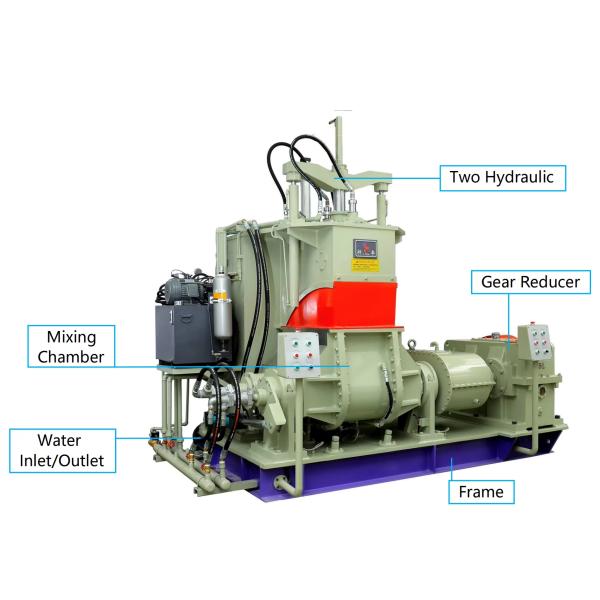 25L Banbury Internal Mixer 55kw For Chemical Raw Materials Mixing Kneading
