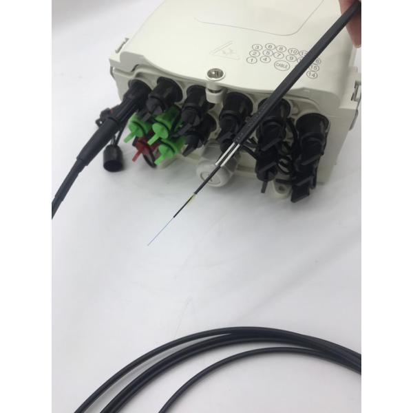 FTTP 900um туго амортизировало Анти--УЛЬТРАФИОЛЕТОВОЕ крытого на открытом воздухе PE кабеля оптического волокна G657A2 черное