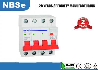 Small Residual Current Circuit Breaker For AC Volt 4 Pole  63 Amp 30 MA