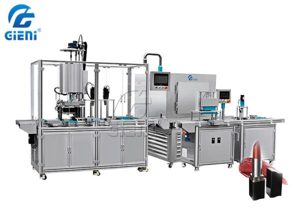 One Body 5 Nozzles  Silicone Lipstick Filling And Molding Machine