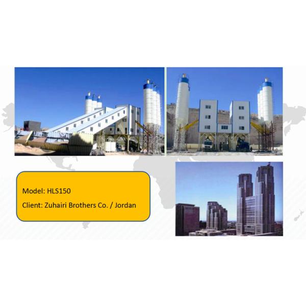 Mini HZS25 Concrete Truck Mixer Concrete Mixing Equipment JS500 Mixer 2x9.25kW