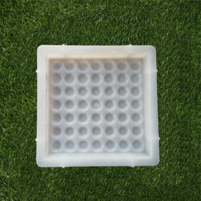 Precast Paver Maker Mold , Silicone Plastic Moulds For Interlocking Tiles