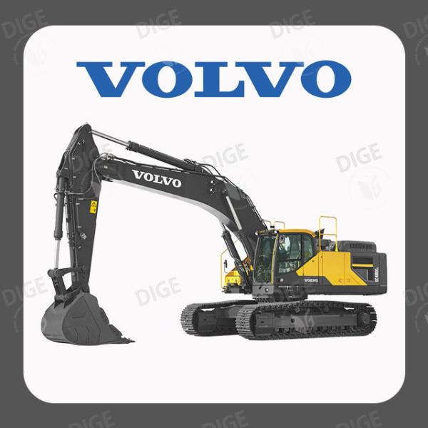 Оригинальная используемая Volvo EC480 48Ton Crawler Excavator Технология снижения шума