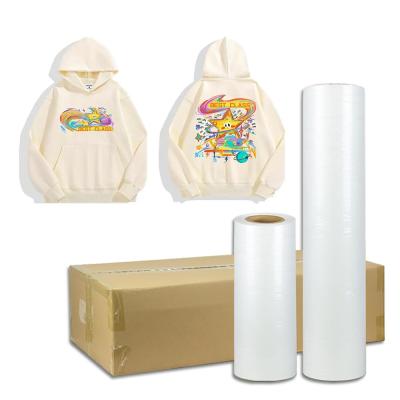 Hot Peel Dtf transfer pet Film roll For i3200 xp600 i1600 dtf printer