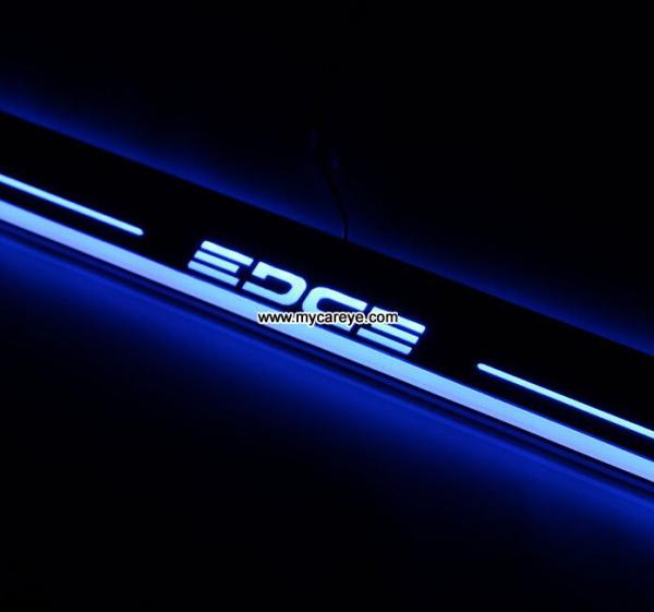 Ford Edge LED door sill plate light moving door scuff Pedal lights