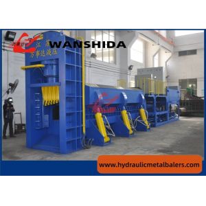 240 Ton Mobile Baler Shear with Grapple for Scrap Metal Recycling and On-Site Compression