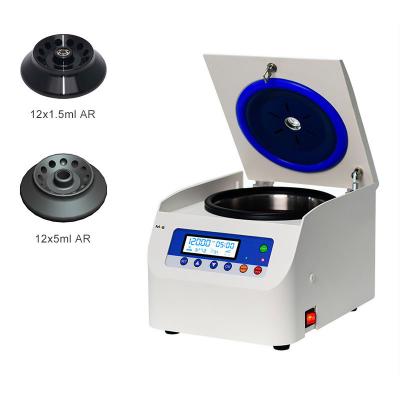 Micro-tubo 0.2ml/0.5ml/1.5ml/2ml/5ml Centrífuga de laboratório de alta velocidade com rotores de tira PCR