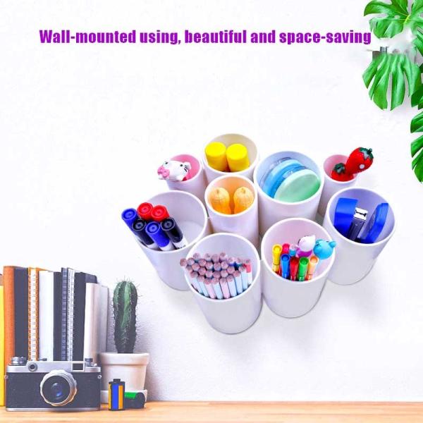 Multiple Colors PP Makeup Brush Organizer Pen Organizer For Desk