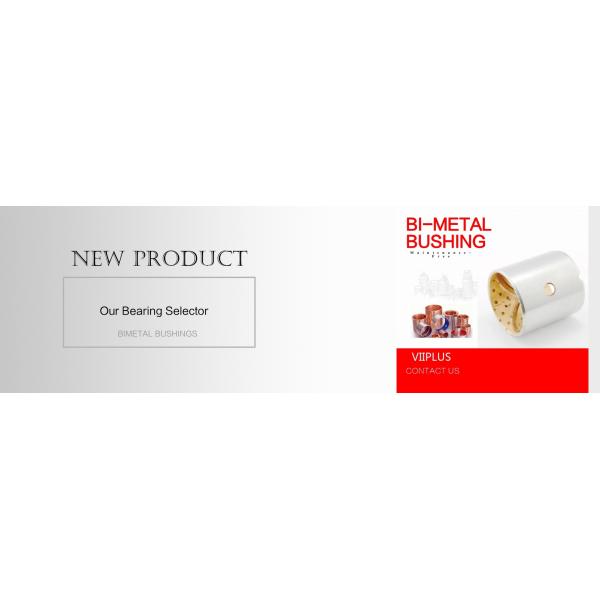 Connecting Rod Bimetal Bearing Bushes oil groove JF800 / SAE797. JF800 Bimetallic Bearing's steel-bronze