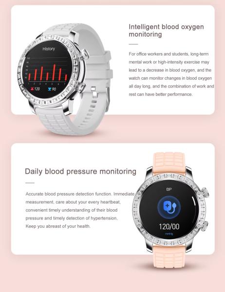 Z95mini 5G Moniteur Bluetooth pour femme Smart Wristband ECG Température du corps