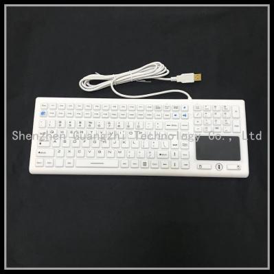 122 teclado médico chave lavável do silicone de USB PS2