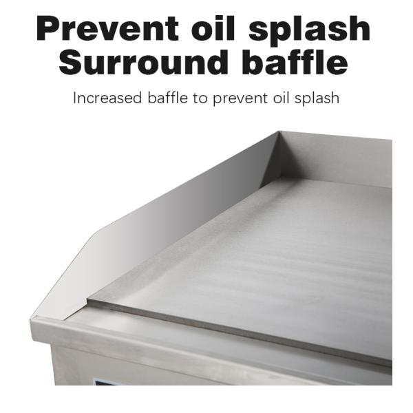 Промышленный кухонный приставка верхне-неприличный газовый гриль с индивидуальным логотипом приемлемо