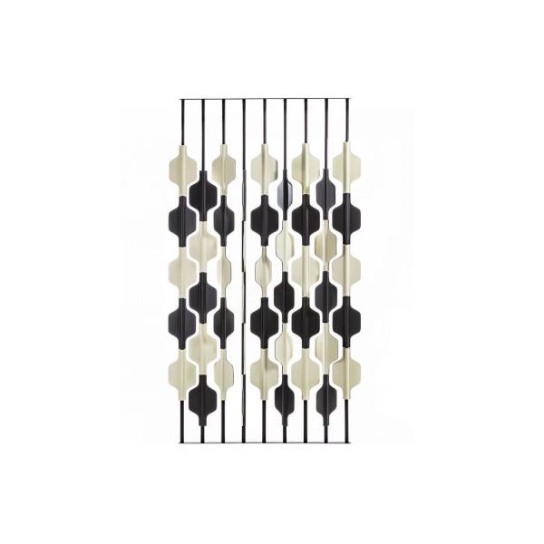 Modern Colorful Stainless Steel Hotel Furniture Metal Hotel Lobby Room Partition Screen