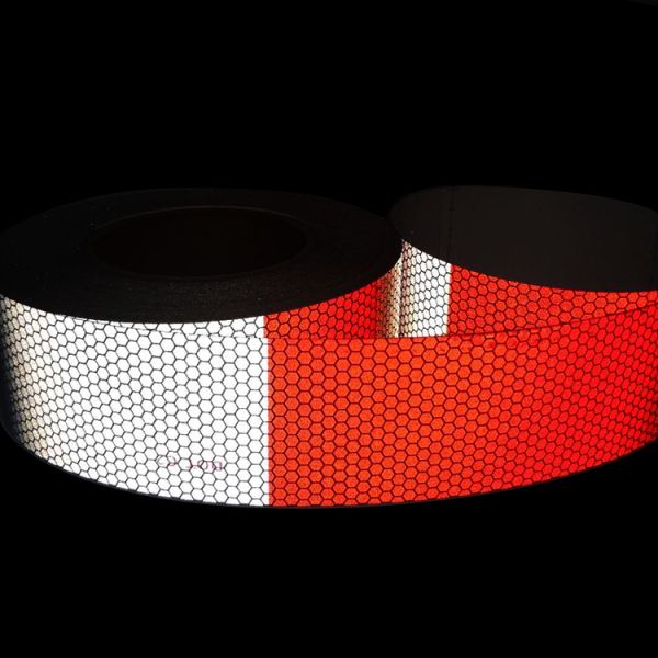 DOT-C2 Reflective Safety Tape with Glass Bead Technology Durability for Trucks