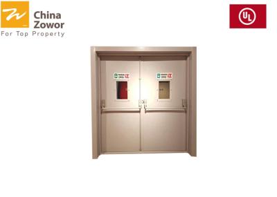 Emergency Exit 45mm Leaf Double Swing UL Listed Fire Door