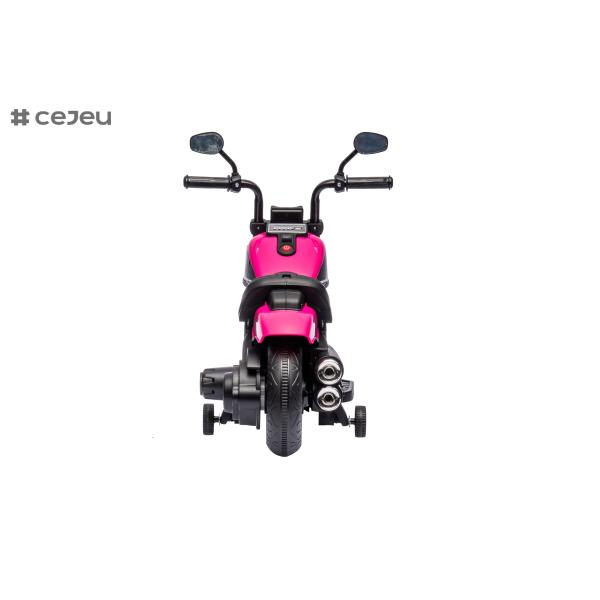 Electric Kids Motorcycle Toy, Music & Lights, Hand Acceleration & Foot Brake, 6V4.5AH