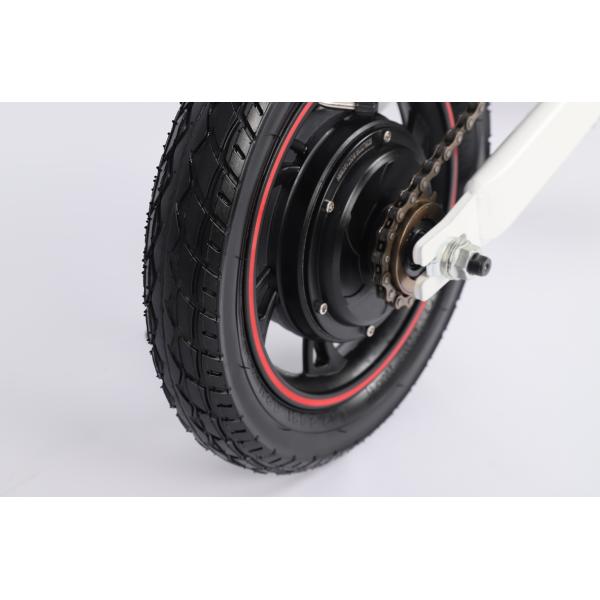 Inflated Tire Lightest Electric Folding Bike 12 Inch 2 Wheels For Travel Leisure Sports