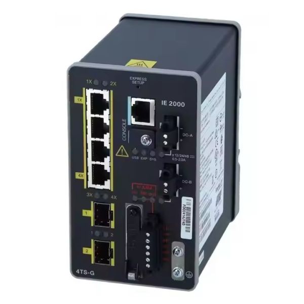 Cisco IE2000 Managed Industrial Ethernet Switch with 4 FE SFP Ports, 2 GE SFP Ports, and 68 Gbps Capacity