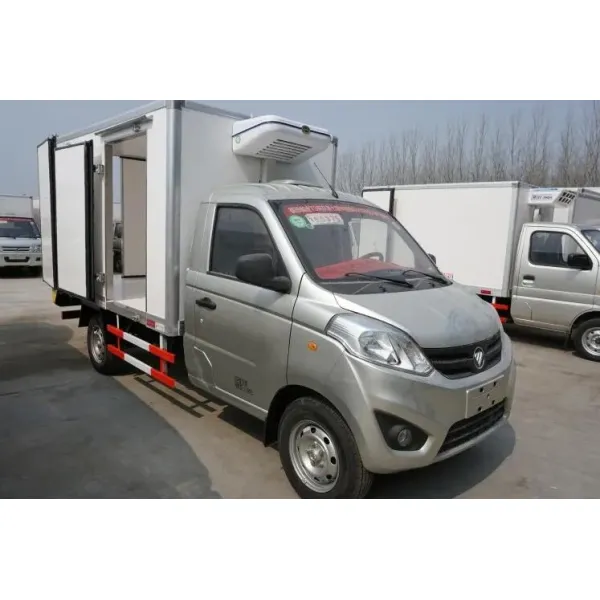 Foton New Mini Refrigerated Food Truck 1ton 2ton  Freezer Van Truck