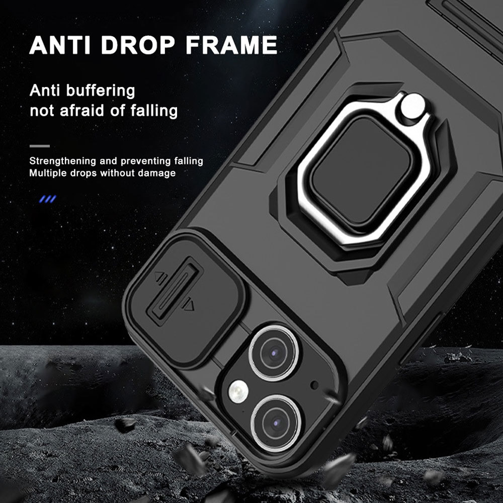 Slide Phone Case for Iphone 15 14 13 12 11 10 Plus Pro Max Rotating Camera Lens Protector Magnetic Privacy Cover Laudtec