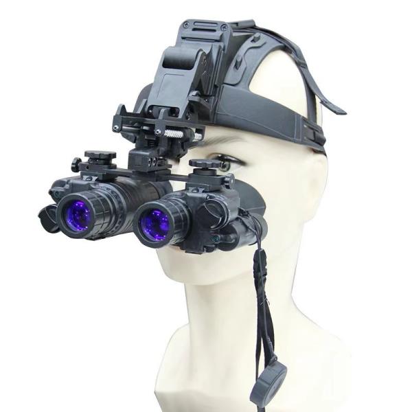 Compact Night Vision Goggles Low Light With Ruggedized Housing 850nm IR Beam