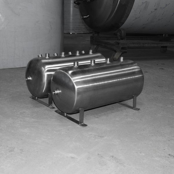 Large Volume 50L Air Stainless Steel Storage Tank 1.25 MPa
